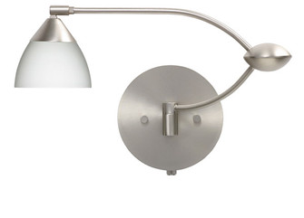 Divi One Light Swing Arm Wall Sconce in Satin Nickel (74|1WU-185807-SN)