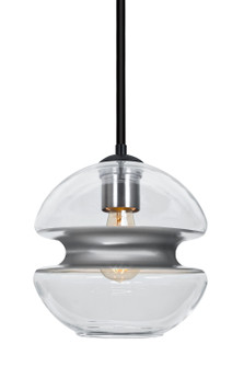 Hula 8 One Light Pendant in Black (74|1TT-HULA8SL-EDIL-BK)