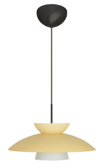 Trilo One Light Pendant in Bronze (74|1JC-451397-LED-BR)