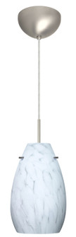 Pera One Light Pendant in Satin Nickel (74|1JC-412619-SN)