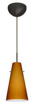 Cierro One Light Pendant in Bronze (74|1JC-412480-LED-BR)