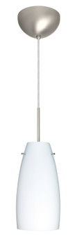 Tao One Light Pendant in Satin Nickel (74|1JC-151207-LED-SN)