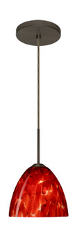 Sasha One Light Pendant in Bronze (74|1BT-757241-MED-BR)