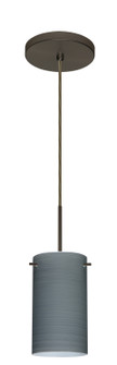 Stilo One Light Pendant in Bronze (74|1BT-4404TN-LED-BR)