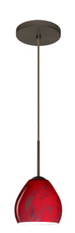 Bolla One Light Pendant in Bronze (74|1BT-4122MA-HAL-BR)