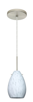 Pera One Light Pendant in Satin Nickel (74|1BT-171319-SN)