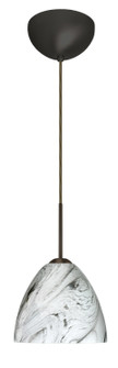 Sasha One Light Pendant in Bronze (74|1BC-7572MG-MED-BR)