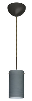 Stilo One Light Pendant in Bronze (74|1BC-4404TN-HAL-BR)