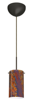 Stilo One Light Pendant in Bronze (74|1BC-4404CE-LED-BR)
