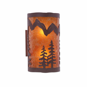 Kincaid-Spruce Tree Two Light Wall Sconce in Rustic Brown (172|M19114AM-27)