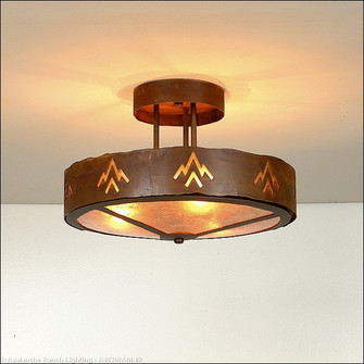 Crestline-Deception Pass Three Light Semi-Flush Mount in Rust Patina (172|A48302AM-02)