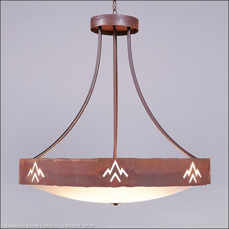 Ridgemont-Deception Pass Seven Light Chandelier in Rust Patina (172|A42502AF-HR-02)