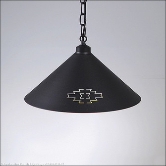 Canyon Black Iron One Light Pendant in Black Iron (172|A24484CH-97)