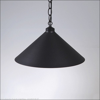 Canyon Black Iron One Light Pendant in Black Iron (172|A24401CH-97)