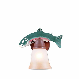 Crestline-Trout One Light Wall Sconce in Fish Stain-Rust Patina (172|A17181TT-05)