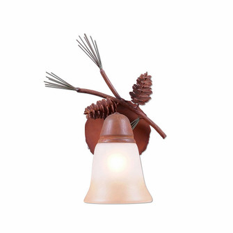 Crestline-Pine Cone One Light Wall Sconce in Pine Tree Green-Rust Patina (172|A17120TT-04)