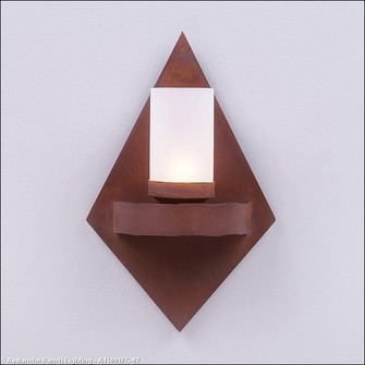 Wisley-Rustic Plain One Light Wall Sconce in Rust Patina (172|A15001FC-02)