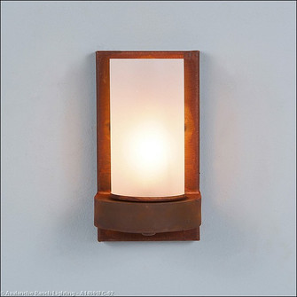 Wisley-Rustic Plain One Light Wall Sconce in Rust Patina (172|A14901FC-02)