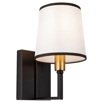 Coco One Light Wall Sconce in Gold, Black (78|SC13347BK)