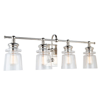 Castara Four Light Wall Mount in Polished Nickel (78|AC11594PN)