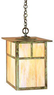 Mission One Light Pendant in Antique Brass (37|MH-15TOF-AB)