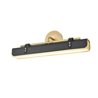 Valise LED Wall Sconce in Vintage Brass/Tuxedo Leather (452|WV307919VBTL)