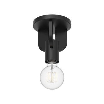 Claire One Light Semi-Flush Mount in Matte Black (452|SF607001MB)