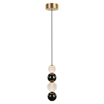 Onyx LED Pendant in Natural Brass (452|PD321815NB)