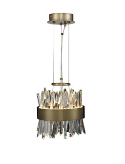 Glacier LED Mini Pendant in Brushed Champagne Gold (238|030210-038)