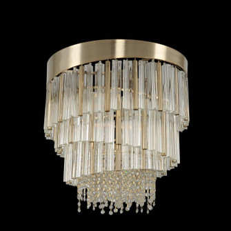 Espirali Six Light Convertible Pendant - Semi Flush Mount in Brushed Champagne Gold (238|029850-038-FR001)