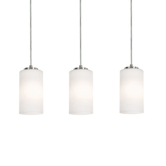 Leo Three Light Linear Pendant in Satin Nickel (162|LEOP04MBSNLNR3)