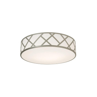 Haven Three Light Flush Mount in Satin Nickel (162|HVNF17MBSN)