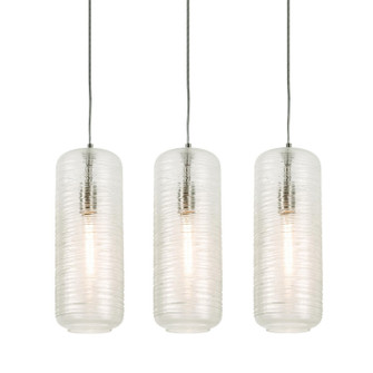 Hermosa Three Light Pendant in Satin Nickel (162|HRP06MBSNCSLNR3)