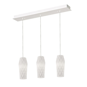 Candace Three Light Pendant in Satin Nickel (162|CNDP05MBWHLNR3)