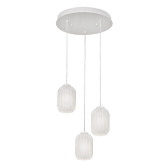 Callie Three Light Pendant in White (162|CALP05WHRND3)