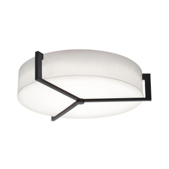 Apex LED Ceiling Mount in Linen White/Espresso (162|APF2432L5AJUDES-LW-MSBB)