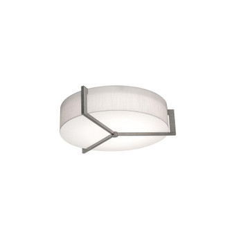 Apex Three Light Flush Mount in Linen White/Weathered Grey (162|APF1524MBWG-LW)