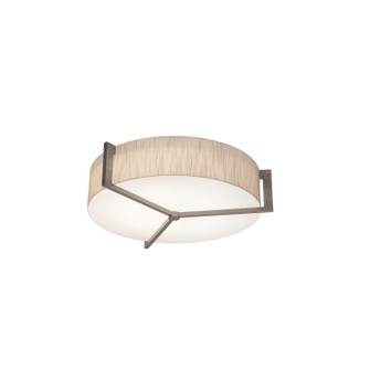 Apex Three Light Flush Mount in Jute/Weathered Grey (162|APF1524MBWG-JT)