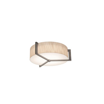 Apex Two Light Flush Mount in Jute/Weathered Grey (162|APF1214MBWG-JT)