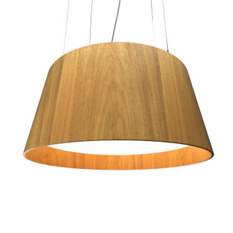 Conical LED Pendant in Louro Freijo (486|258LED.09)