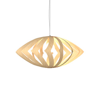 Clean One Light Pendant in Maple (486|1243.34)