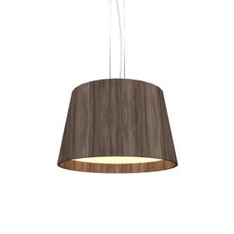 Conical LED Pendant in American Walnut (486|1145LED.18)