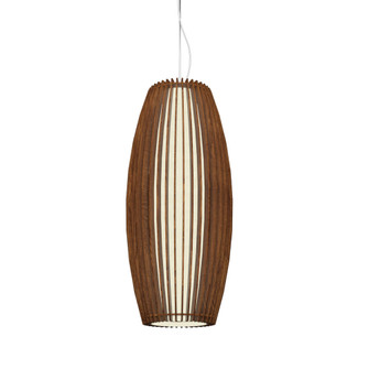 Stecche di Legno One Light Pendant in Imbuia (486|1139.06)