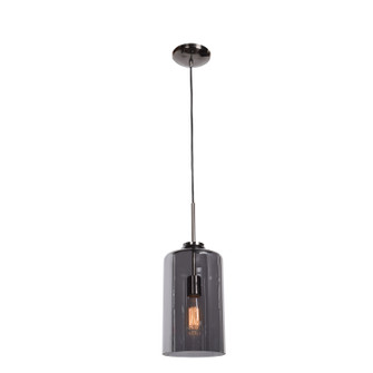 Simplicite One Light Pendant in Black Chrome (18|50935-BCH/MIR)