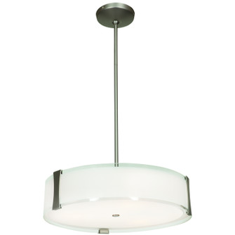 Tara LED Semi Flush Mount in Brushed Steel (18|50123LEDDLP-BS/OPL)