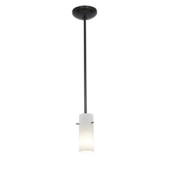Cylinder One Light Pendant in Oil Rubbed Bronze (18|28030-1R-ORB/OPL)