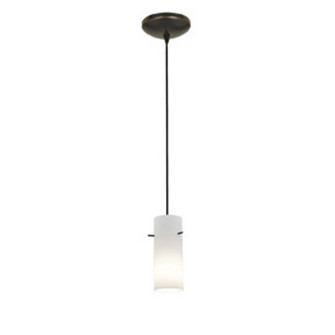 Cylinder One Light Pendant in Oil Rubbed Bronze (18|28030-1C-ORB/OPL)