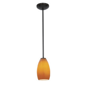 Champagne One Light Pendant in Oil Rubbed Bronze (18|28012-1R-ORB/MYA)