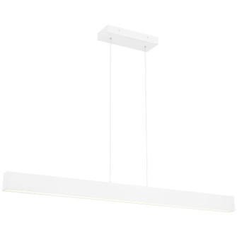 Form LED Linear Pendant in Matte White (18|24900LEDD-MWH/ACR)