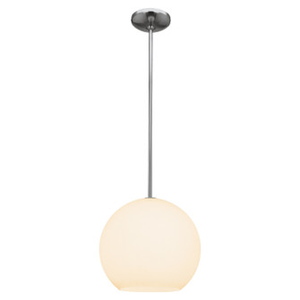 Nitrogen LED Pendant in Brushed Steel (18|23951LEDDLP-BS/OPL)